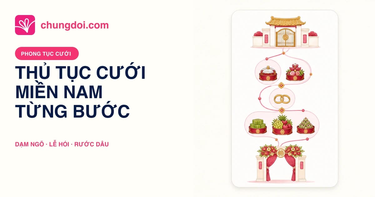 Thủ tục cưới miền Nam: hướng dẫn chi tiết