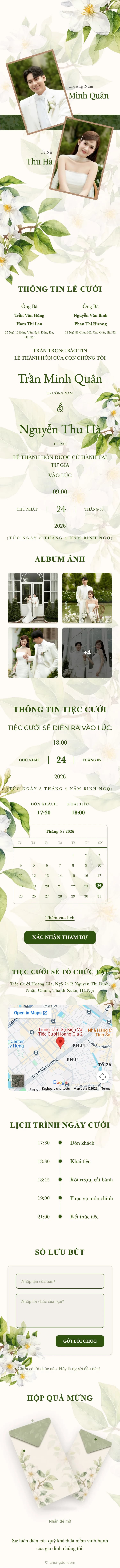 Hoa Mộc - Xanh