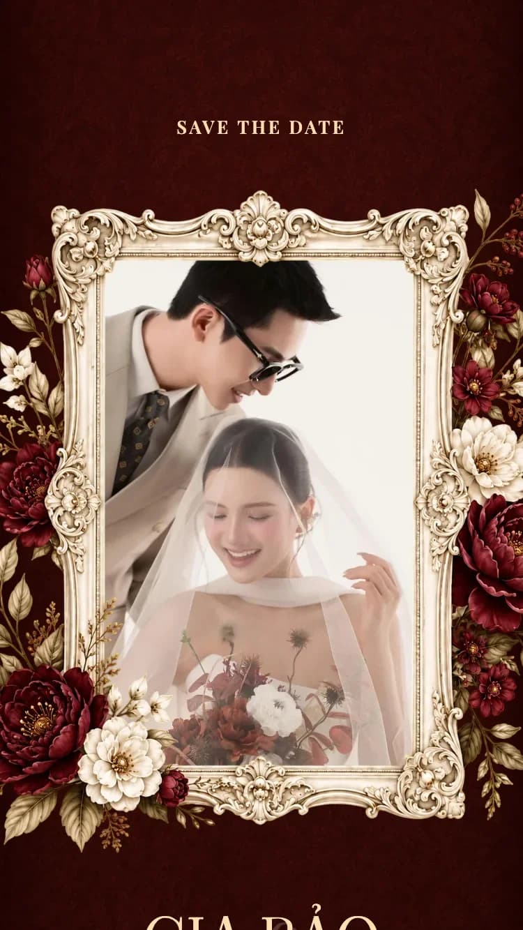 Baroque V2 - Đỏ Đậm