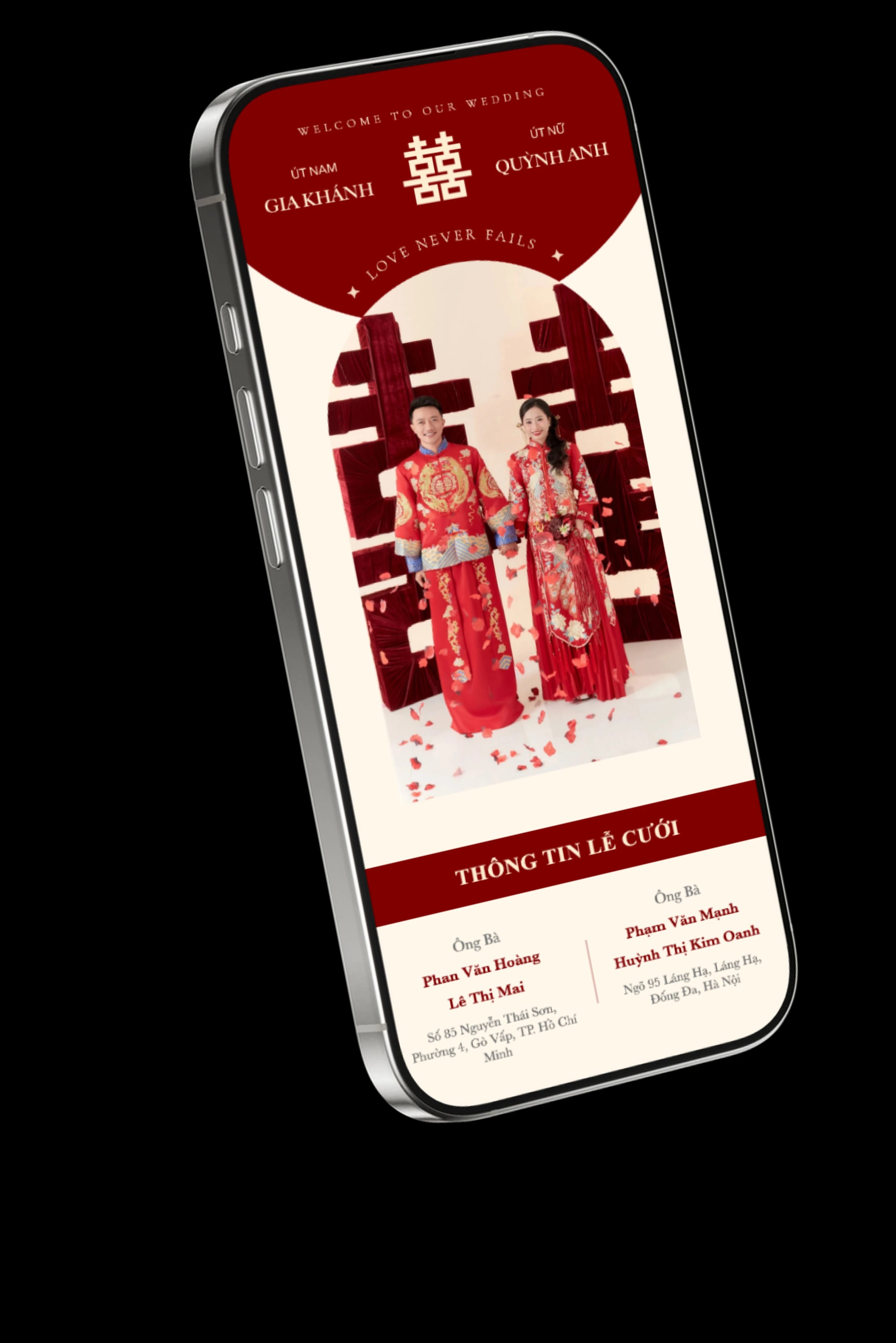 Mockup thiệp cưới online ChungDoi