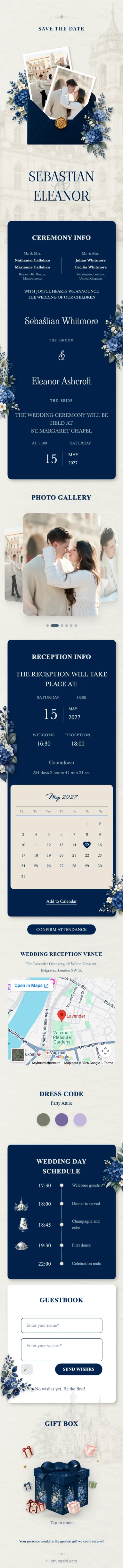 Minimalism - Dark Blue